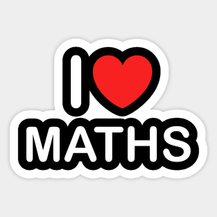 i love maths Sticker